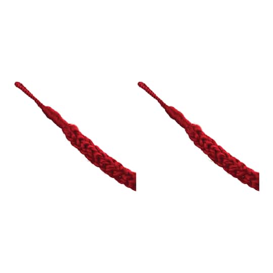 6ft. Red Woven Yarn Garlands, 2ct.